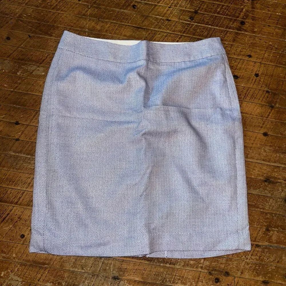 Banana Republic blue tweed business casual size 10 skirt